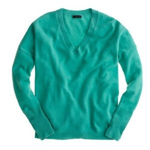 J. Crew cashmere boyfriend v-neck sweater